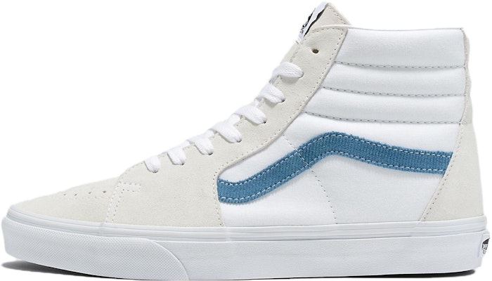 Vans SK8 HI 防滑耐磨 高筒 滑板鞋 男女同款 米白藍 Buy Vans SK8 HI 防滑耐磨 高筒 滑板鞋 男女同款 米白藍