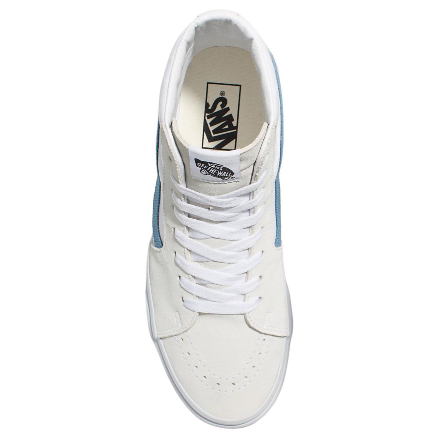 Vans Sk8-Hi Corduroy 'White Beige Blue' 圖 3