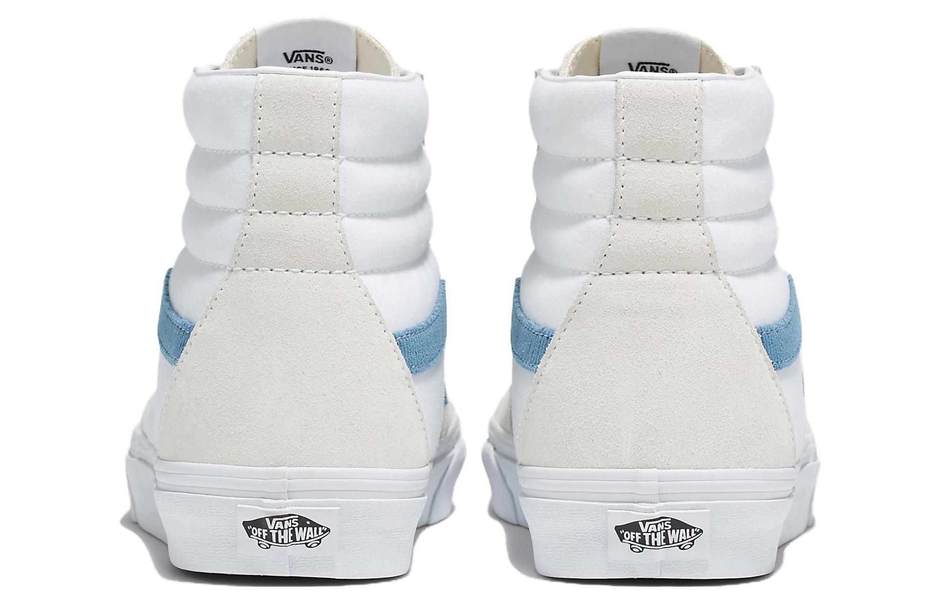 Vans Sk8-Hi Corduroy 'White Beige Blue' 圖 4