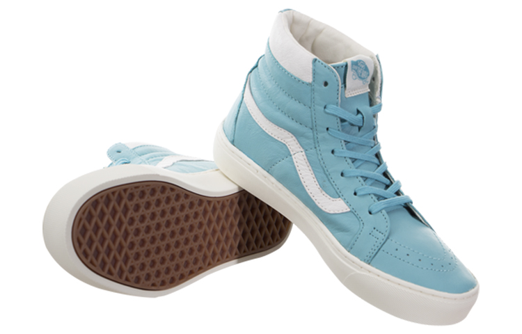 Shop Vans Sk8-Hi 高帮 真皮 '海蓝' VN0A2Z5XJY8