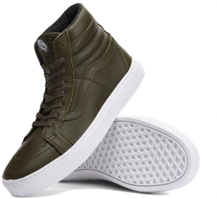 Vans Sk8-Hi Cup Leather Green VN0A2Z5XJYR Lookbook Vans Sk8-Hi Cup Leather Green VN0A2Z5XJYR
