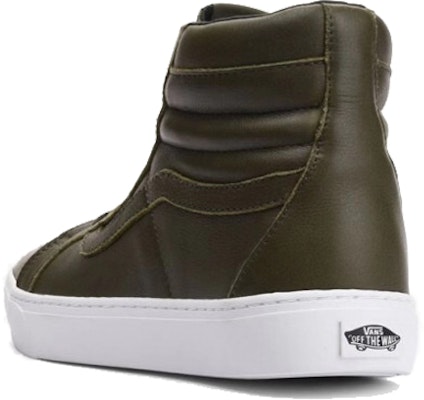 Vans Sk8-Hi Cup Leather Green VN0A2Z5XJYR Shop Vans Sk8-Hi Cup Leather Green VN0A2Z5XJYR