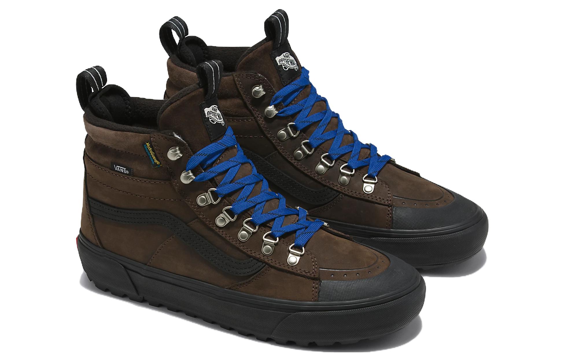 Order Vans SK8 HI 舒適百搭 防滑透氣耐磨 高筒 滑板鞋 男女同款 棕色