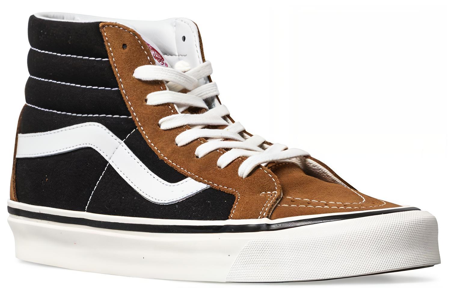 Order 반스 스케이트 하이 DX '하트 브라운 블랙' VN0A38GFUQ2