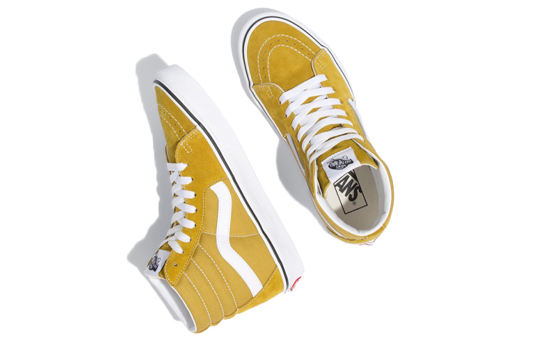 Shop Vans SK8 HI 高筒滑板鞋 男女同款 土黃色
