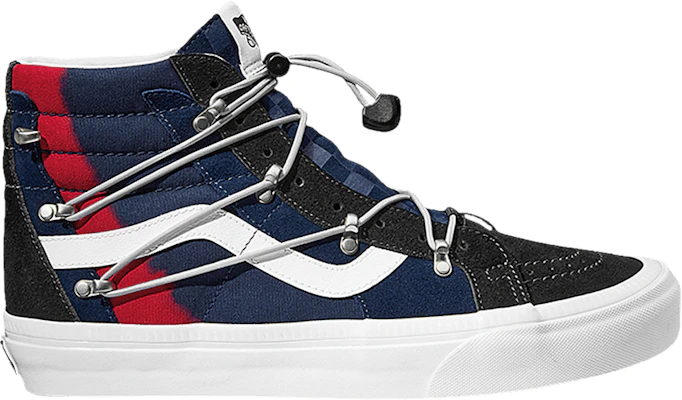 Red high sales top vans shoes