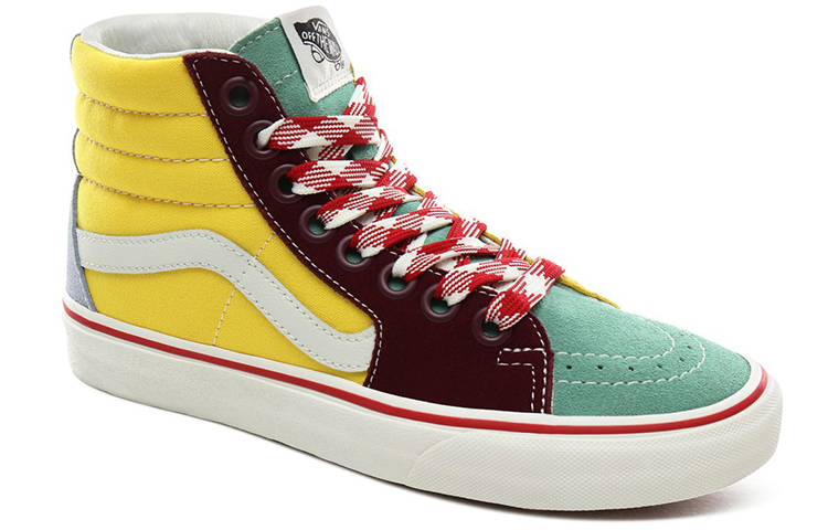 Lookbook Vans Sk8-Hi Cordones Deshilachados 'Crema de Menta' VN0A4BV6XK7