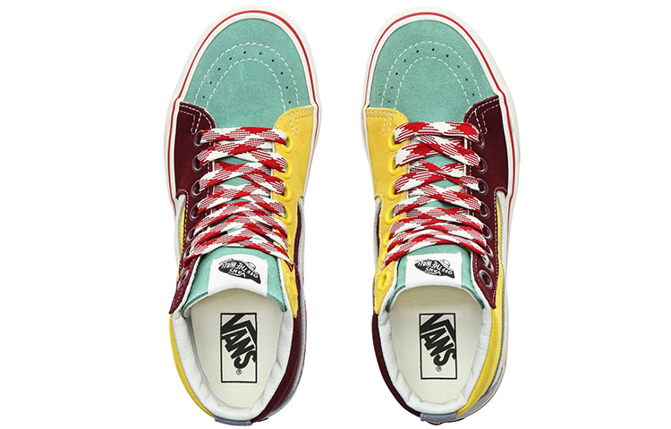 Shop Vans Sk8-Hi Cordones Deshilachados 'Crema de Menta' VN0A4BV6XK7