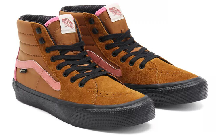 Lookbook Vans Sk8-Hi GORE-TEX 'Coklat Keemasan Merah Jambu' VN0A4V9X9XS