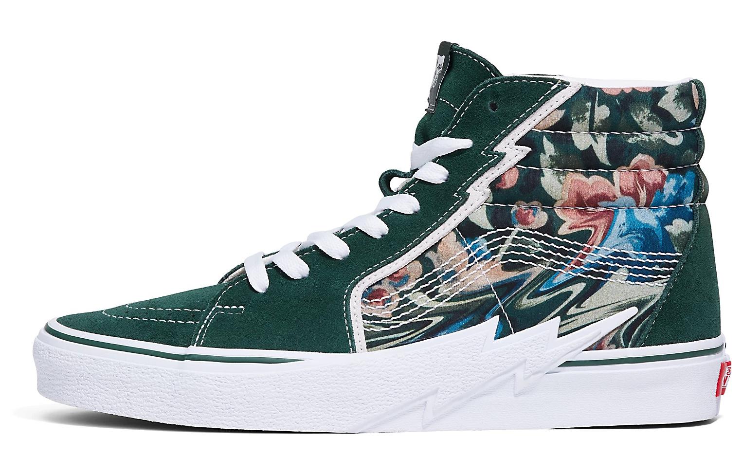 Buy Vans Sk8-Hi Suede Sneakers Top Tinggi 'Hijau Pelbagai' VN0A5JIVYXH