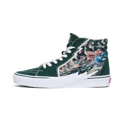 Vans Sk8-Hi High Top Suede Sneakers 'Green Multi'