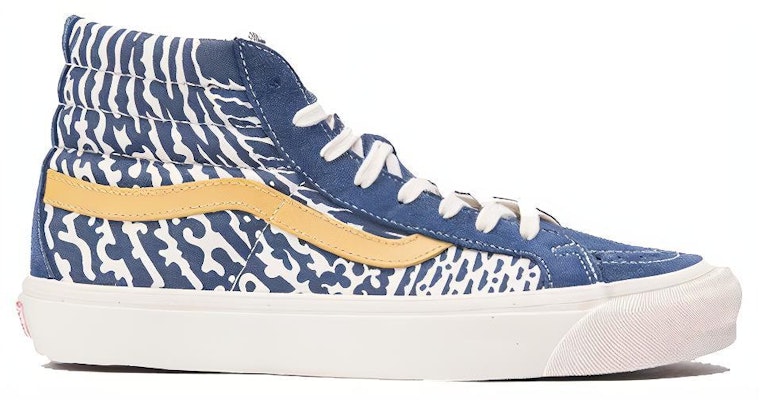 John Van Hamersveld x Vans SK8 HI LX 聯名 高幫 板鞋 男女同款 藍黃 Order John Van Hamersveld x Vans SK8 HI LX 聯名 高幫 板鞋 男女同款 藍黃