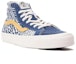 Shop John Van Hamersveld x Vans SK8 HI LX 聯名 高幫 板鞋 男女同款 藍黃