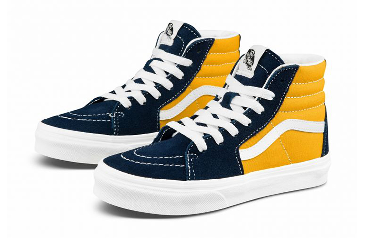 Order 中童 Vans SK8 HI 高筒 兒童板鞋 藍黃色