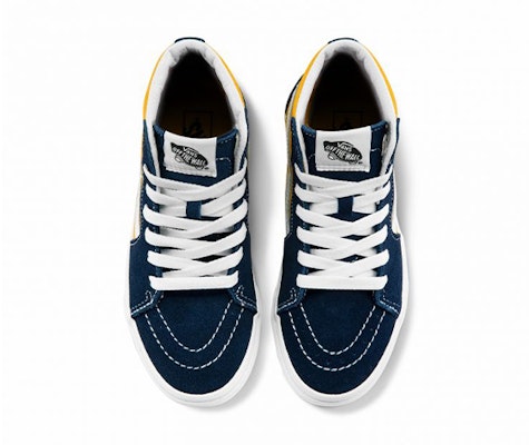 中童 Vans SK8 HI 高筒 兒童板鞋 藍黃色 Lookbook 中童 Vans SK8 HI 高筒 兒童板鞋 藍黃色