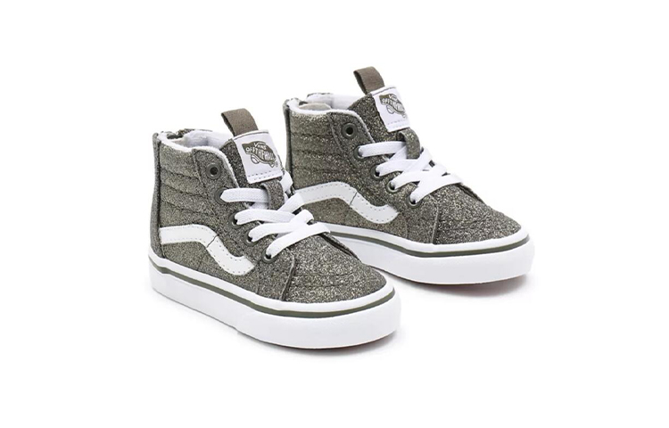 Lookbook Vans SK8-Hi グレー/ホワイト VN000XG59AR