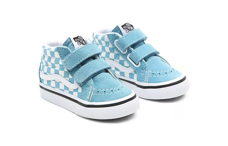 Vans SK8-HI K Shoes Blue/White 圖 3