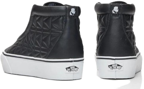Vans SK8-Hi Sin Cordones Plataforma Karl Lagerfeld Acolchado 'Negro Blanco' VA3DQ7OEL Lookbook Vans SK8-Hi Sin Cordones Plataforma Karl Lagerfeld Acolchado 'Negro Blanco' VA3DQ7OEL