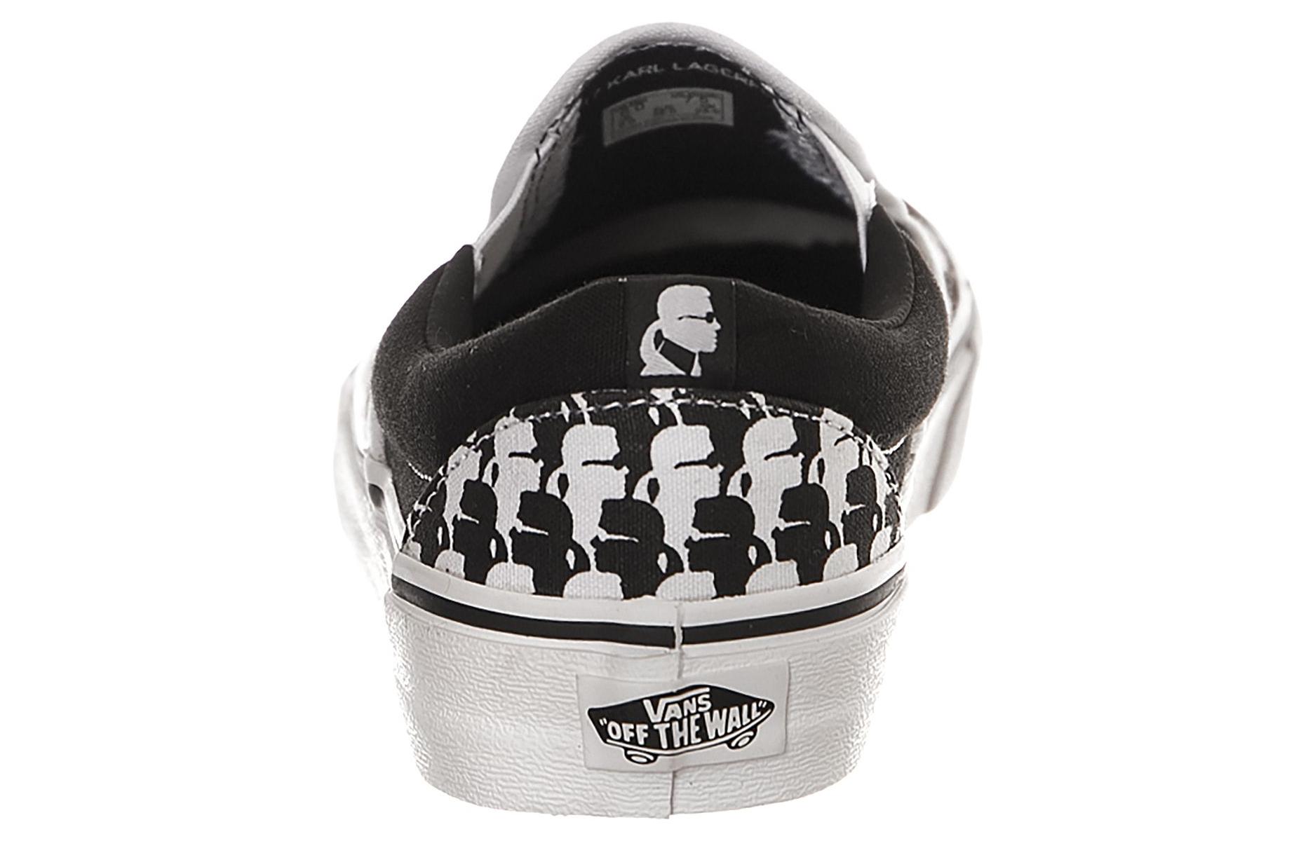 Purchase KARL LAGERFELD x Vans 低筒防磨布鞋 男女同款 黑白