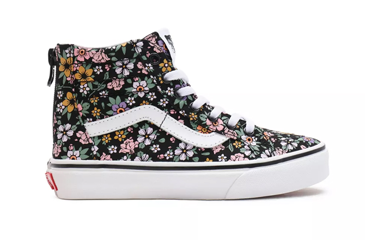 Vans SK8-HI Leisure Sneakers K Floral Black/Muticolour 圖 2