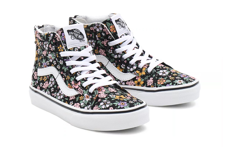 Vans SK8-HI Leisure Sneakers K Floral Black/Muticolour 圖 3
