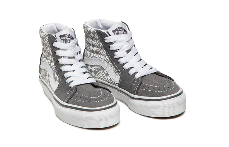 Lookbook Vans SK8-HI Scarpe leggere da skate casual grigie. VN0A4BUW231