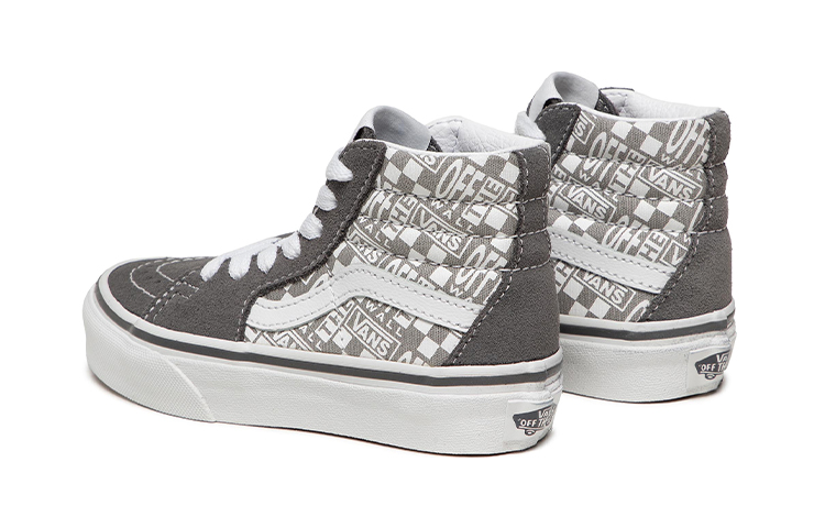 Shop Vans SK8-HI Scarpe leggere da skate casual grigie. VN0A4BUW231