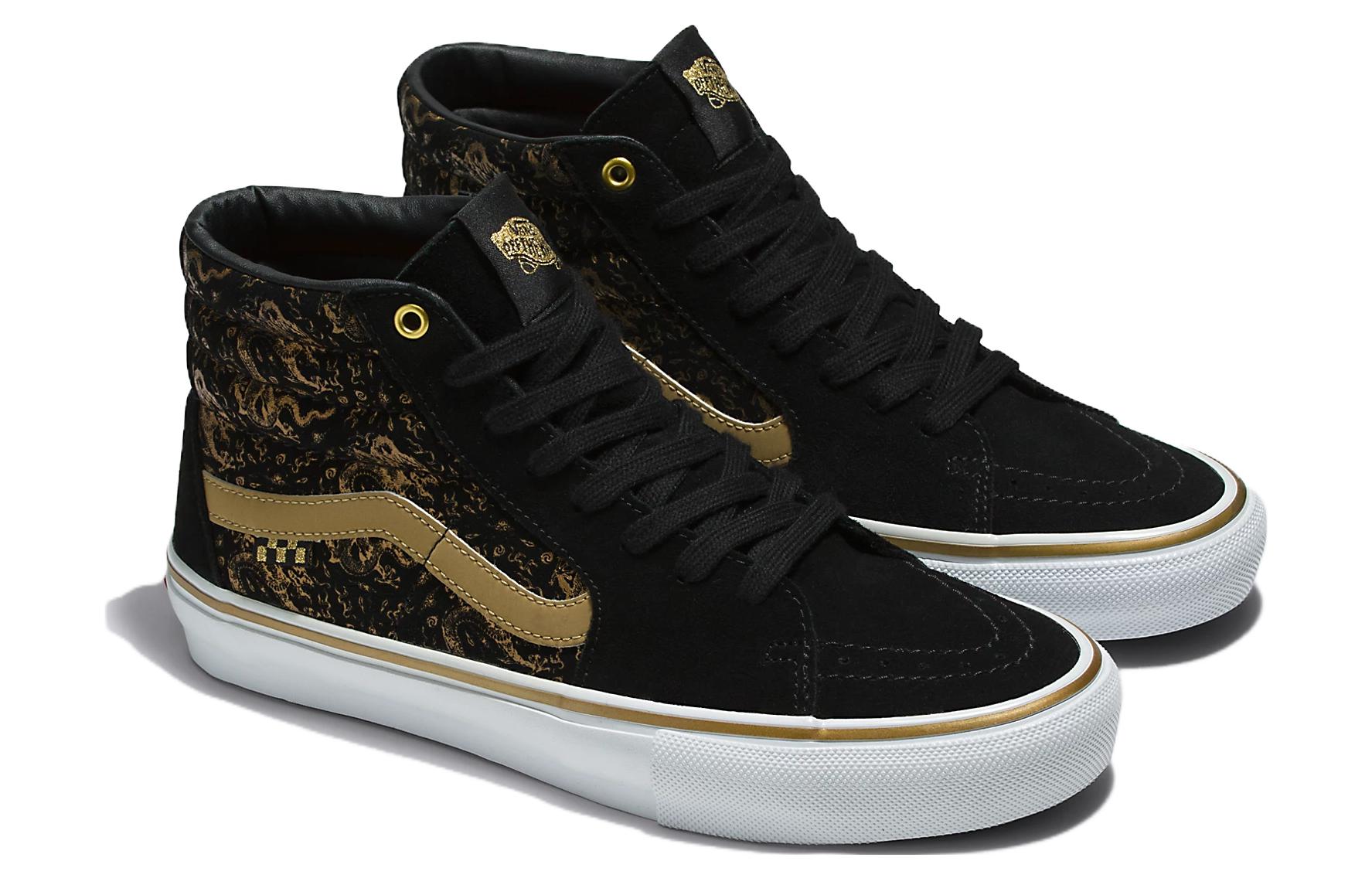 Lookbook Vans Sk8-Hi 农历新年 '黑金' VN0A5FCCZX1