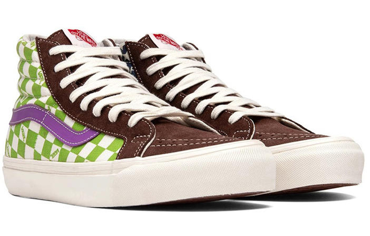 Lookbook 반스 스케이트-하이 LX '라임 그린' VN0A4BVBTJ5 VN0A4BVBTJ5