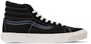 Order Vans Sk8-Hi LX Suede Canvas 'Hitam Dress Biru' VN0A45JLVQP