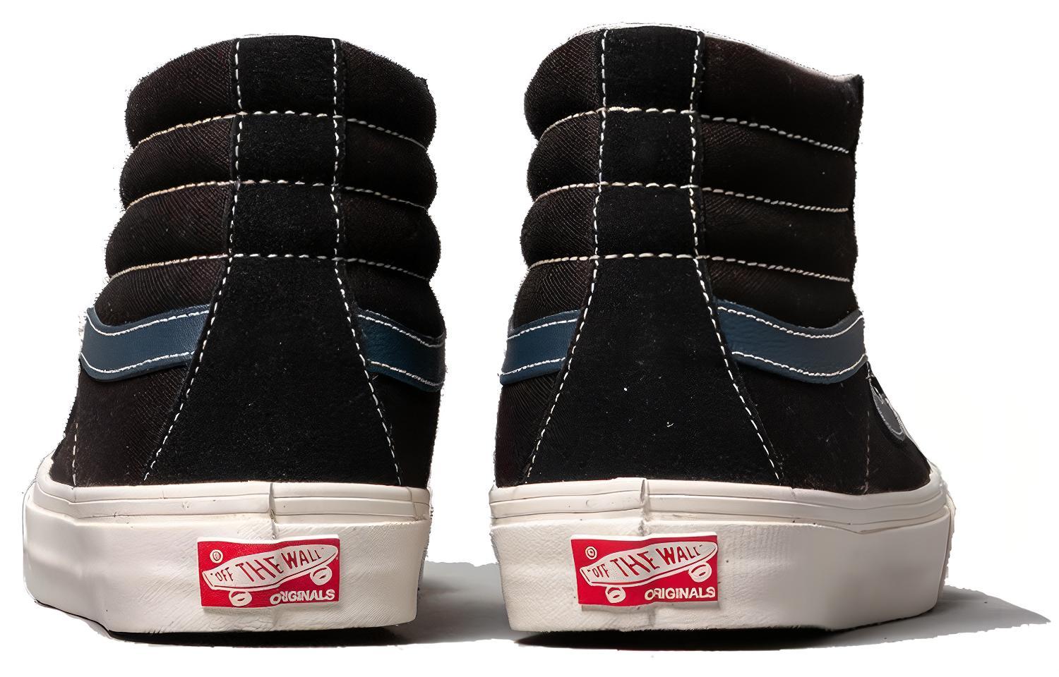 Shop Vans Sk8-Hi LX Suede Canvas 'Negro Azul Vestido' VN0A45JLVQP