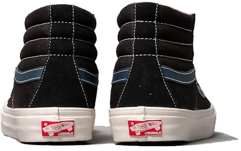 Vans Sk8-Hi LX Suede Canvas 'Hitam Dress Biru' VN0A45JLVQP Shop Vans Sk8-Hi LX Suede Canvas 'Hitam Dress Biru' VN0A45JLVQP