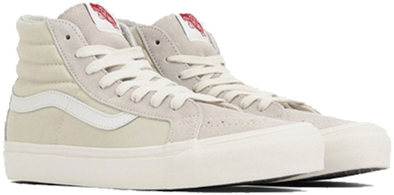 Vans Sk8-Hi LX Suede Canvas 'Pearl Marshmallow' Lelaki & Wanita VN0A45JLVQS Lookbook Vans Sk8-Hi LX Suede Canvas 'Pearl Marshmallow' Lelaki & Wanita VN0A45JLVQS