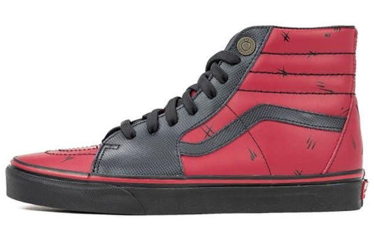 Buy Vans SK8-Hi Marvel Deadpool 'Negro Rojo' VA38GEUBJ