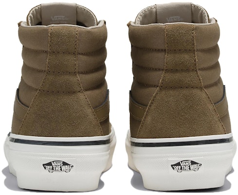 Vans SK8 HI 舒適氣質經典百搭 防滑耐磨 高筒 滑板鞋 男女共款 棕褐色 Lookbook Vans SK8 HI 舒適氣質經典百搭 防滑耐磨 高筒 滑板鞋 男女共款 棕褐色