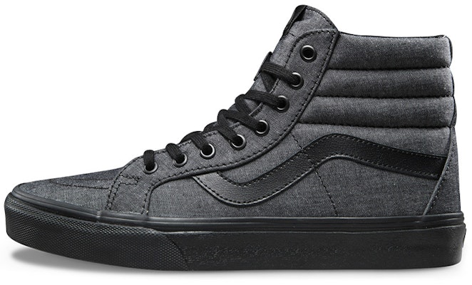 Vans Sk8-Hi Mono Chambray Hitam VN0A2XSBOFY Buy Vans Sk8-Hi Mono Chambray Hitam VN0A2XSBOFY
