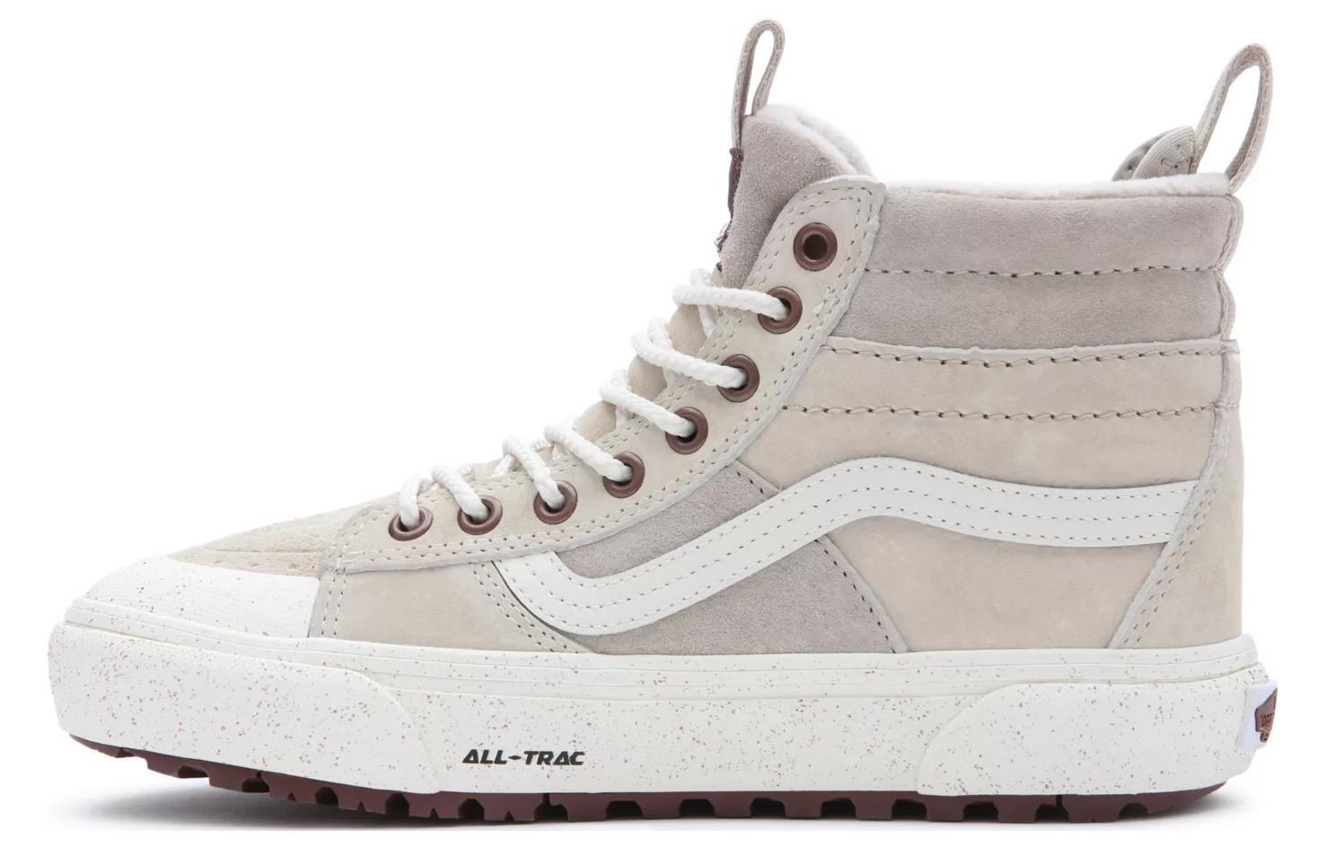 Buy Vans SK8 HI 舒適簡約 防滑 滑板鞋 男女皆適 浅褐色