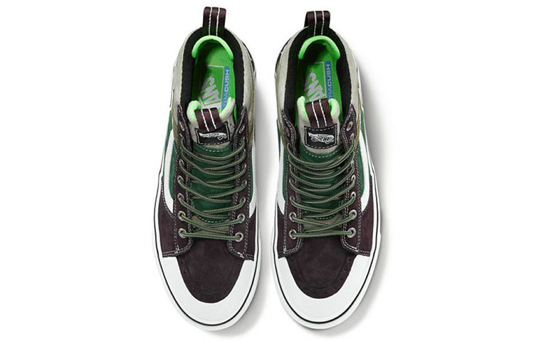 Lookbook Vans Sk8-Hi MTE 2.0 DX 'Coffee Bean Lizard' Lelaki Kasual Sneakers VN0A4P3IXHK