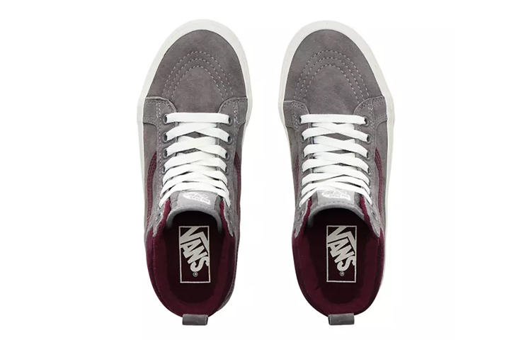 Shop Vans SK8-HI MTE 灰红高帮滑板鞋 VN0A4BV7XKM