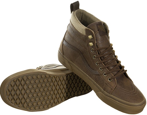 Vans Sk8-Hi MTE Leather 'Brown' VN0A33TXRJ2 Shop Vans Sk8-Hi MTE Leather 'Brown' VN0A33TXRJ2