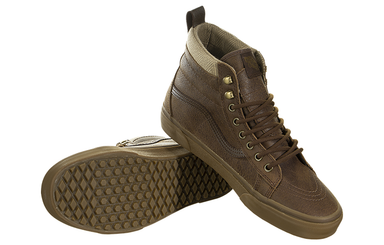 Shop Vans Sk8-Hi MTE 皮革『棕色』VN0A33TXRJ2