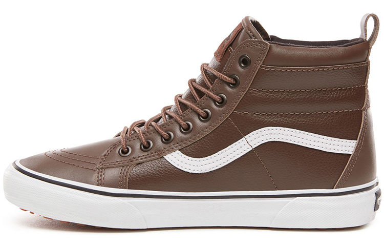 Vans SK8-HI MTE Rain Drum Leather Brown/White VN0A33TXUQC
