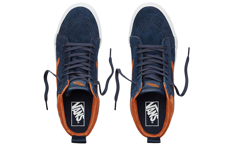 Lookbook 반스 스케이트-하이 MTE 스웨이드 '드레스 블루스' VN0A33TXUCB