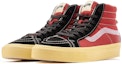 Lookbook Vans Sk8-Hi Notchback Split VR3 LX 'Vintage Sport - Hitam Merah' VN0A5FBH458