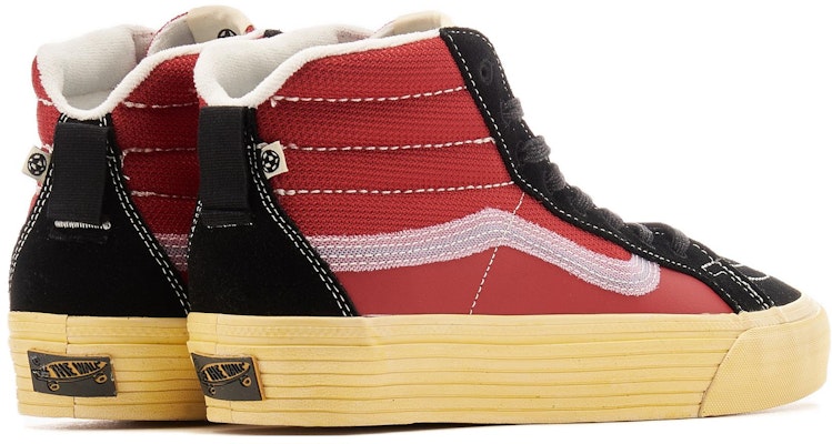 Vans Sk8-Hi Notchback Split VR3 LX 复古运动红黑配色高级款 VN0A5FBH458 Shop Vans Sk8-Hi Notchback Split VR3 LX 复古运动红黑配色高级款 VN0A5FBH458