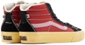 Shop Vans Sk8-Hi Notchback Split VR3 LX 'Vintage Sport - Hitam Merah' VN0A5FBH458