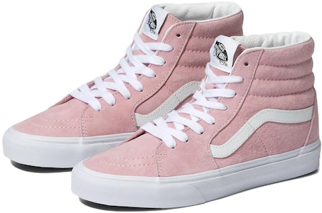 Vans SK8-HI Pig Suede 'Pink White' Lelaki & Wanita VN0A4BVT2PT Lookbook Vans SK8-HI Pig Suede 'Pink White' Lelaki & Wanita VN0A4BVT2PT