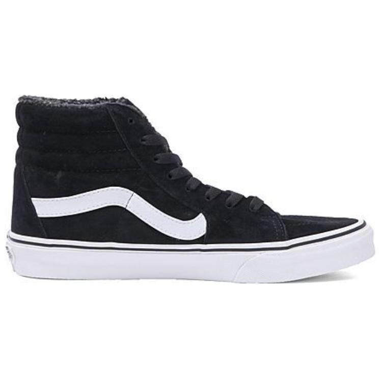 Vans Sk8-Hi Pig Suede Fleece 'Black' 圖 2