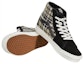 Purchase Vans Sk8-Hi 休閒時尚高筒滑板鞋 男女同款 格紋 炭黑