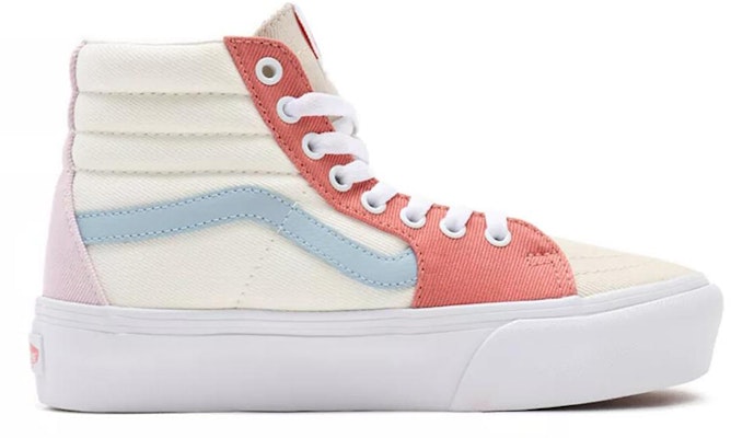 Vans SK8-Hi Platform 2.0 Twill 'Pink Blue' VN0A3TKN9MK Order Vans SK8-Hi Platform 2.0 Twill 'Pink Blue' VN0A3TKN9MK